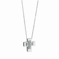 Collana Salvini Donna Segni Mignon in Oro bianco Diamante 20040683